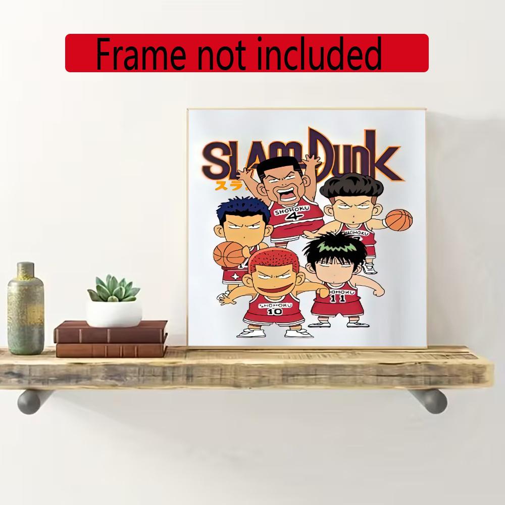 Slam Dunk Chibi 5D Diy Diamond Painting Round Diamond Mosaic Suitable For Beginners Diamond Painting Rhinestones Gift Frameless