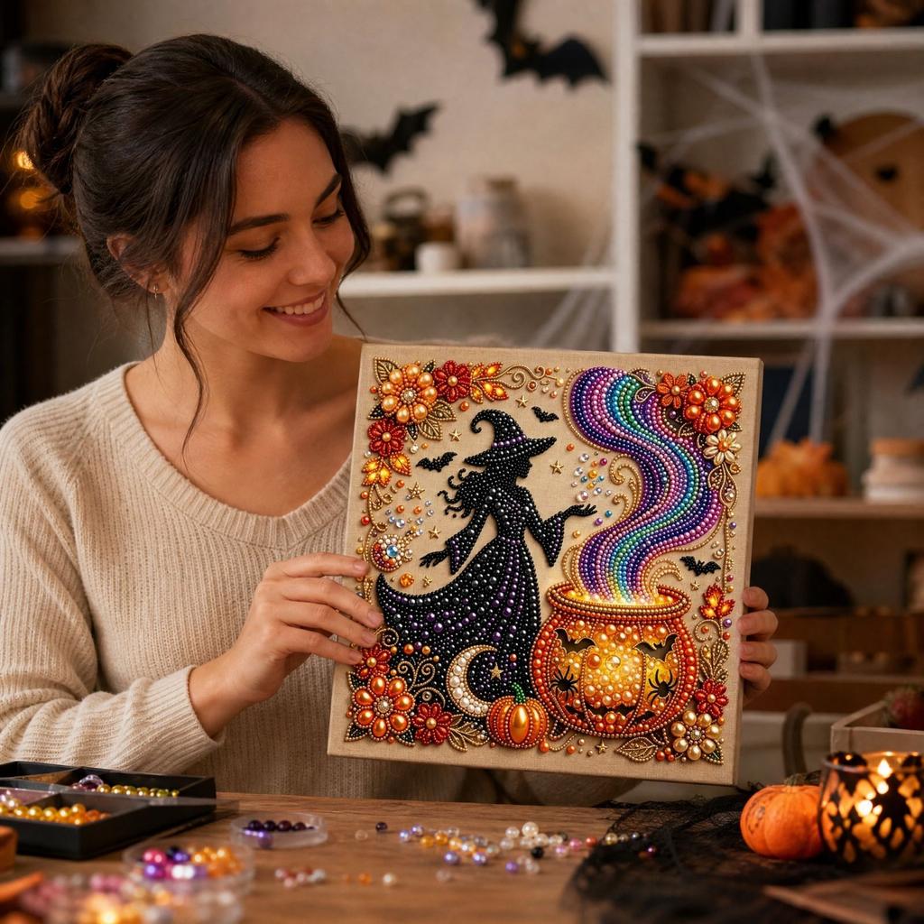 DIY Halloween Kit, Creative Painting Supplies for Halloween Decoration, Set for Kids and Adults