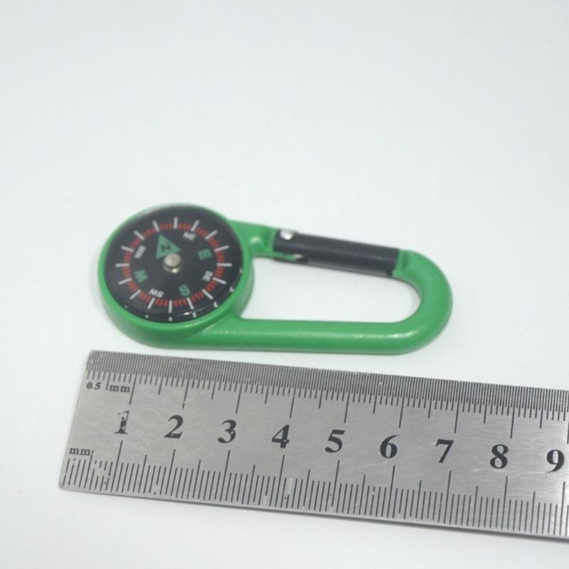 Multifunctional Outdoor Plastic Carabiner Compass Compass Quick Release Keychain Compass Carabiner Quick Release Buckle