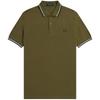 Fred Perry Mens Double Tipped Collar Polo Shirt