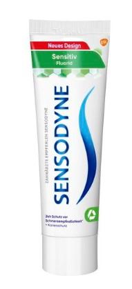 Sensodyne Fresh Mint Fluoride Toothpaste for Sensitive Teeth - 75ml