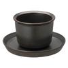 KINTO LT Cup Microwave and Dishwasher Product 21235 & Saucer, 160ml, Black, Safe, Code