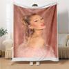 Pink Ballerina Elegance Blanket Soft Throw Blanket For Home Bedroom Bed Sofa Travel Office Solid Christmas Blanket