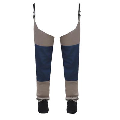 Raprance Waterproof Fishing Waders Stockingfoot Hip/Thigh High Waders for Fly Fishing Blue