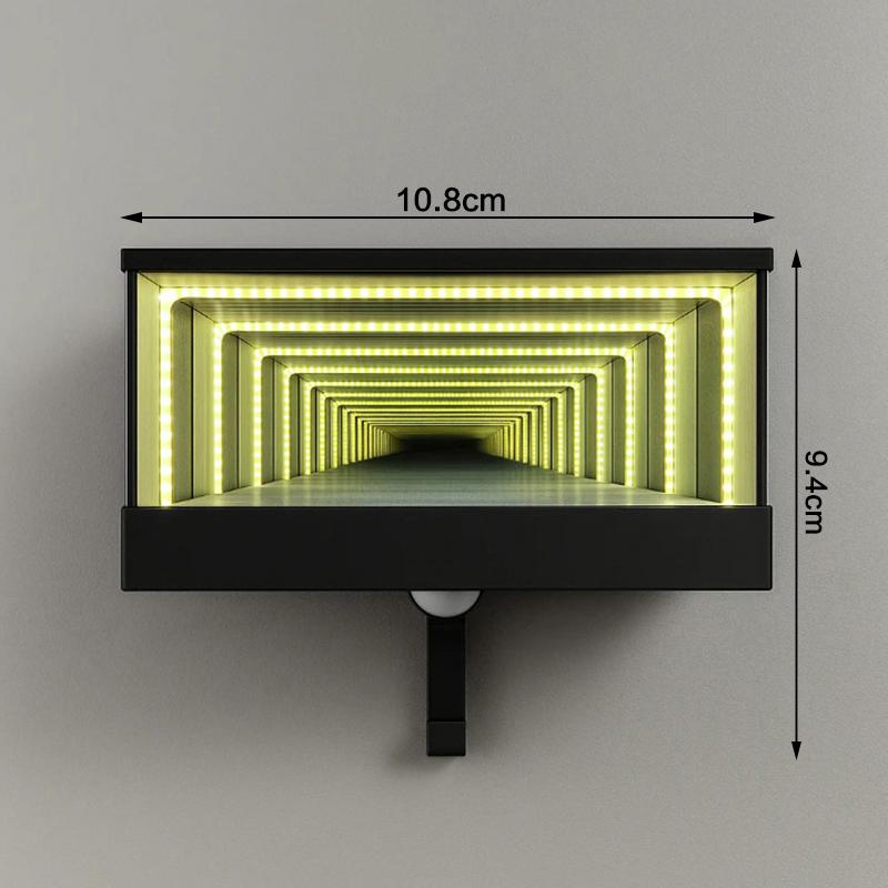 LED Işıklı Garaj Anahtarlığı Araba Tutkunu Anahtarlığı LED Sonsuzluk Aynalı Anahtarlık Araba Severlere Hediye Girişler İçin Kolay 1 Adet