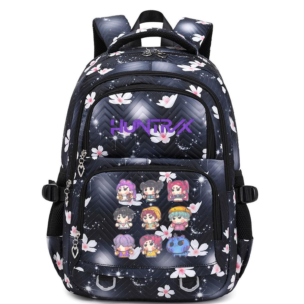 Animation Cartoon Printing Korean Version Trend Lightweight Backpack Women'S Large-Capacity Primary And Secondary School Student Schoolbag