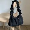 Luxury Vintage Fold Shoulder Bag Simple Fashion Underarm Crossbody Bag High Quality Handbag