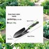 Garden Tool Set: Shovel, Digging Hoe, and Rake for Soil, Flowers & Vegetables