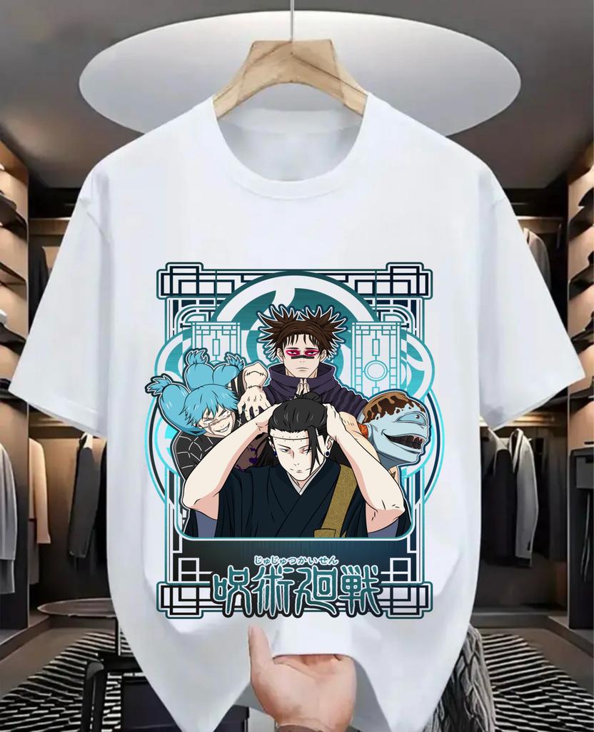 Yuji Itadori T-Shirt Aoi Todo Jujutsu Kaisen Geschenk Exklusives Schwarzes Shirt Alle Größen