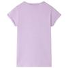 T-shirt pour enfants lilas 92/104/116/128/140