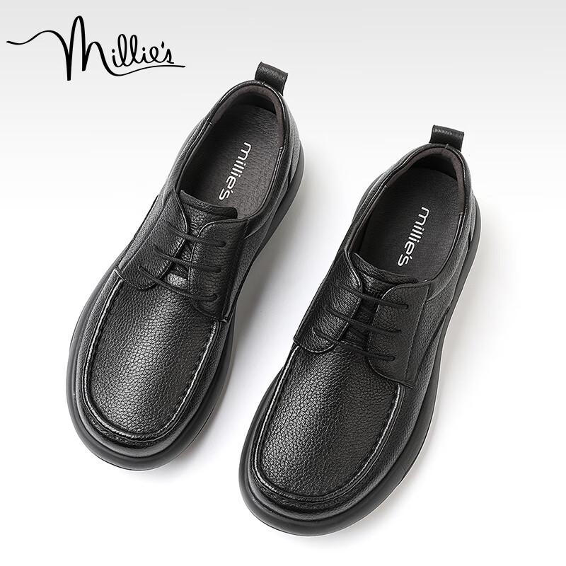 Millies Men s U1793 Sheepskin Business Casual Shoes 41
