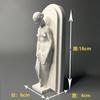 Naked Bust Girl Plaster Sculpture Crafts Tabletop Bookcase Ornaments Abstract White Figure Figurines Home Decor Birthday Gifts