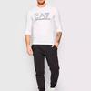 Emporio Armani EA7 FW21 Casual Letter Round Neck Long Sleeve T-Shirt Men tops White 3KPT64-PJ03Z-1100