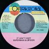 7inch Record SUPERMAN  SPIDERMAN  It Aint Easy  ONL4530 Outernational R 1992 Jamaica Reggae Ska  Dub Used