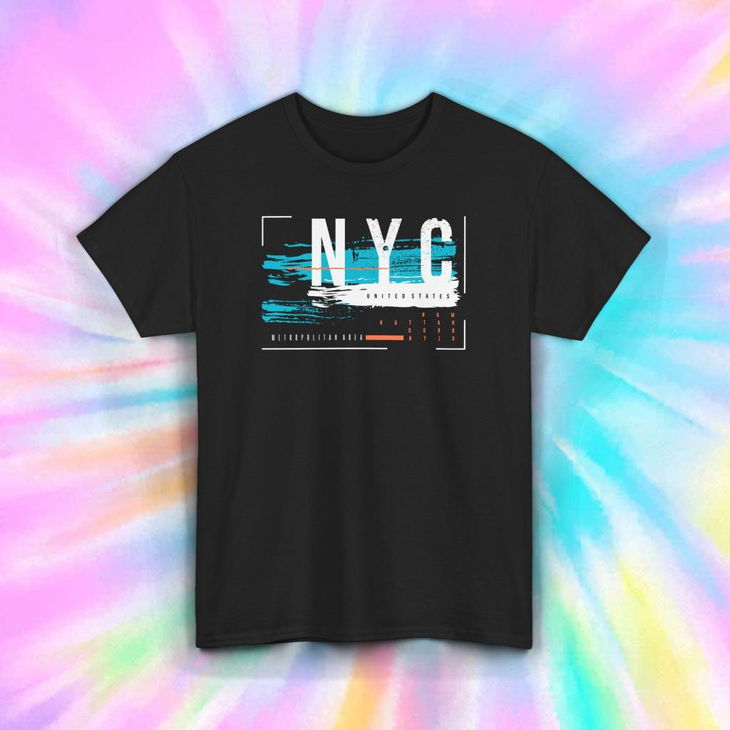 NYC T-Shirt S-5X New York City United States Metropolitan Gift Graphic Tee Urban