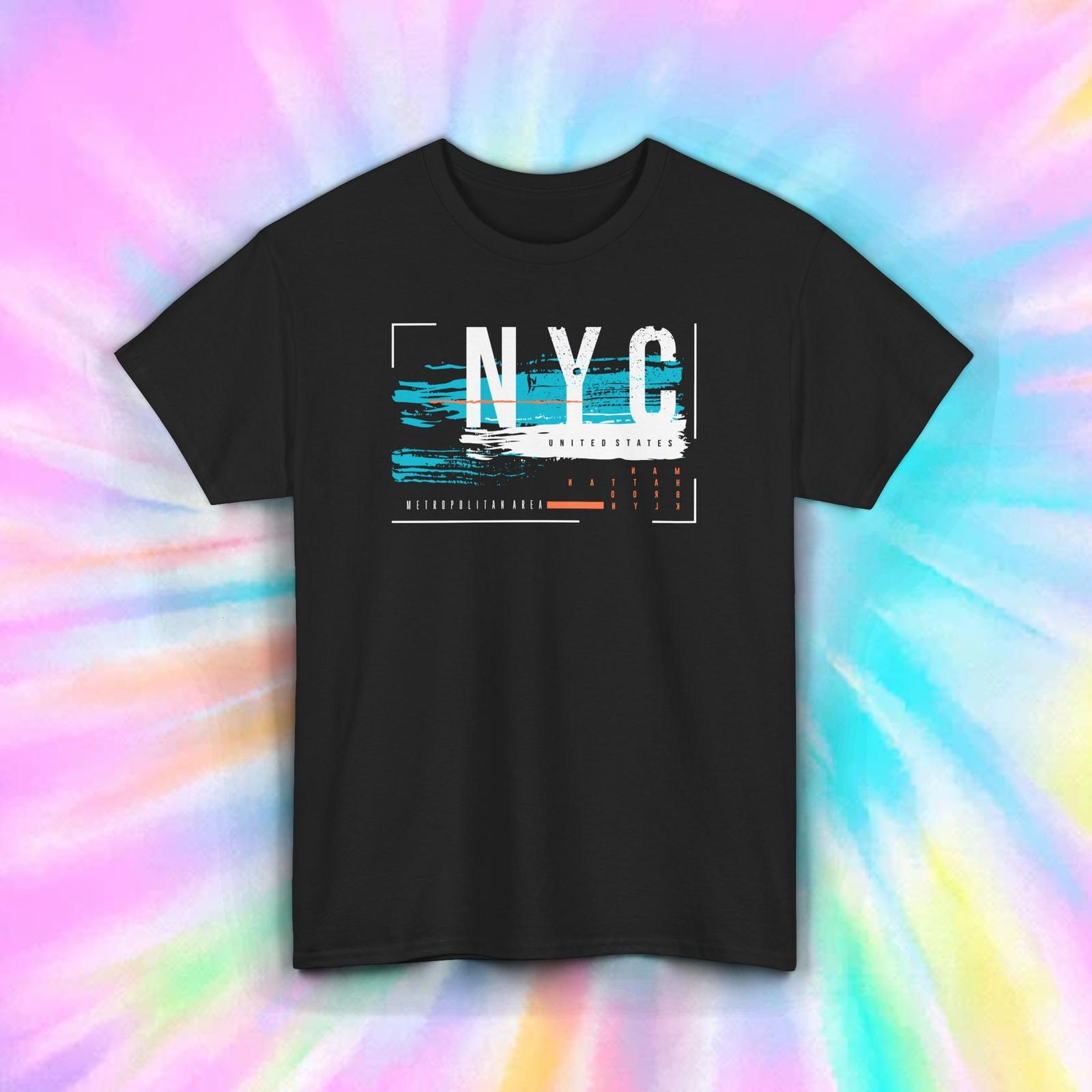 NYC T-Shirt S-5X New York City United States Metropolitan Gift Graphic Tee Urban S