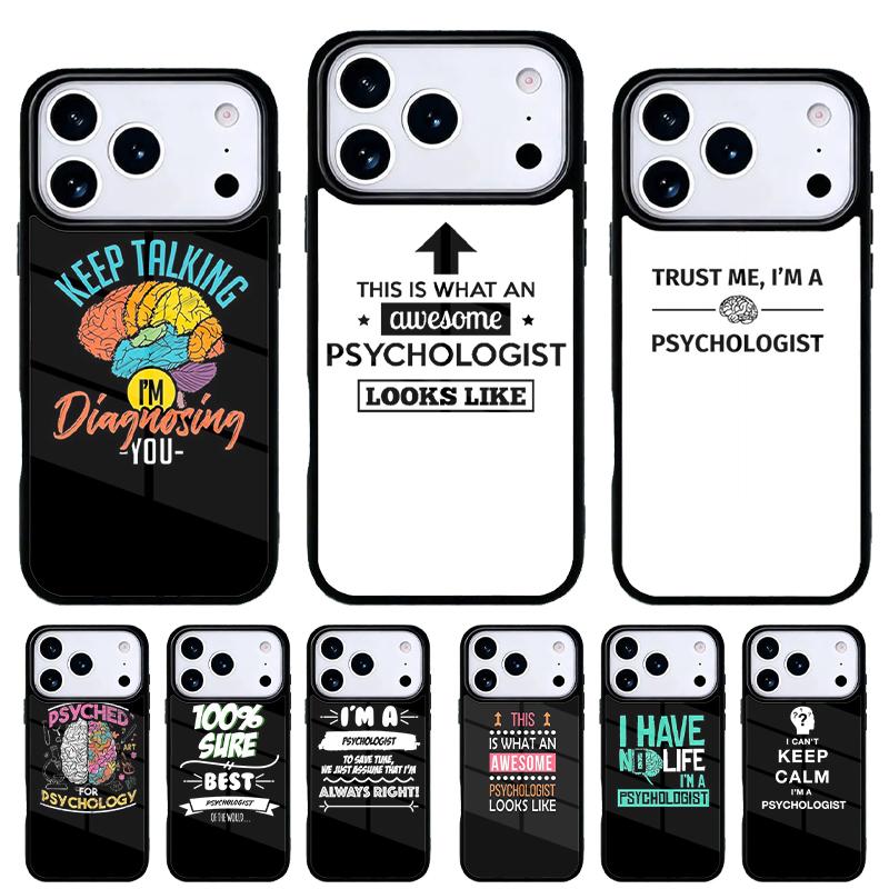 Fantastisches Psychologen Beruf Psychologie Handyhülle für iPhone 17 16 15 14 13 Pro Max Rückabdeckung für 12 11 Pro Hülle