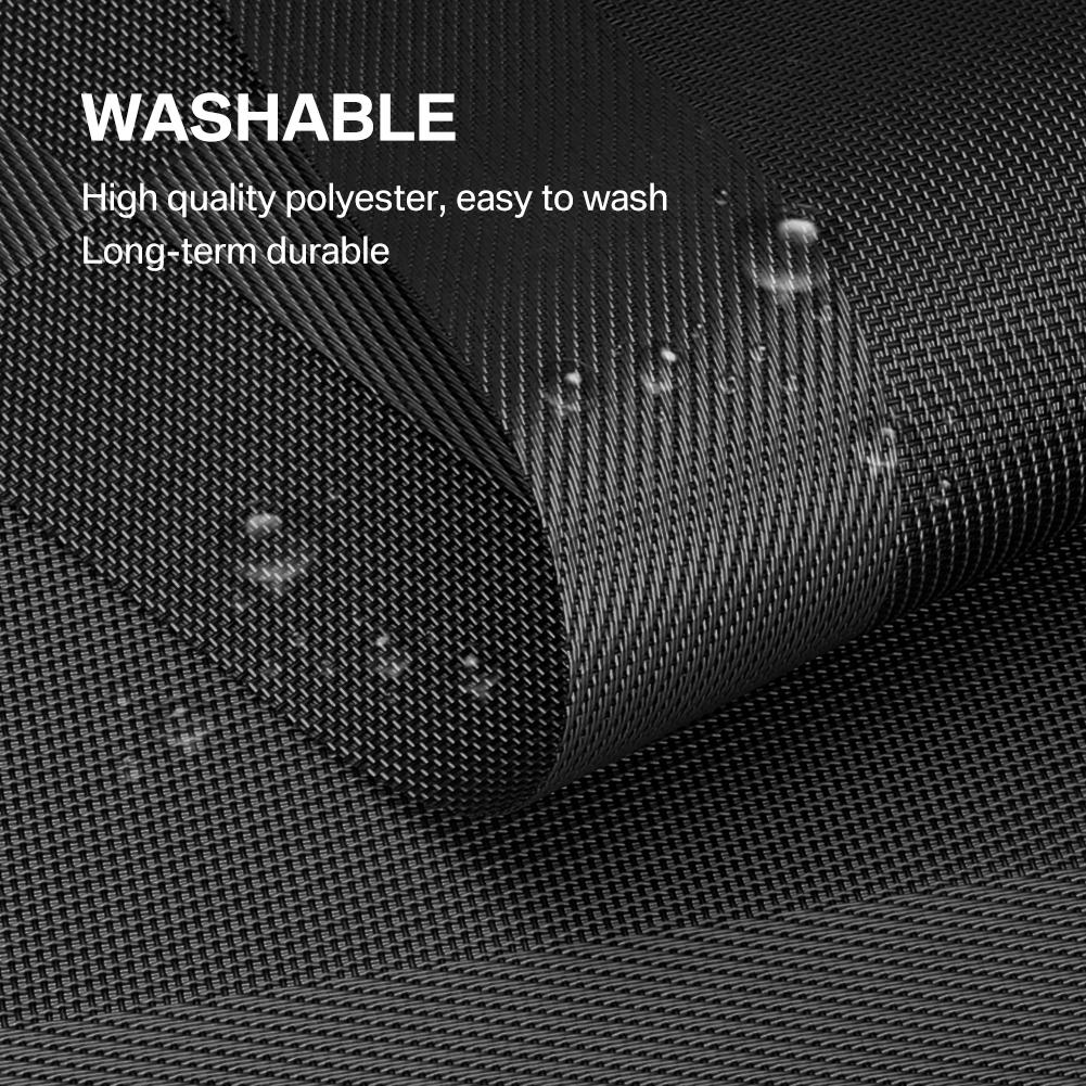 6Pcs Table Mat W/ Coaster Set Non-Slip Bowl Pad Washable PVC Heat-resistand Dining Table Placemats Modern Home Party Decoration