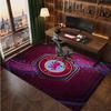 Aston Villa Voetbal Print Kristal Fluweel Tapijt, Comfortabel Waterabsorberend Antislip Binnen Vloerkleed