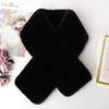 Women's Stylish Winter Faux Mink Rabbit Fur Scarf - Versatile, Thick & Warm Neck Warmer