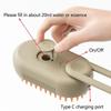 Quiet Cat Dog Steamy Brush 3 in 1 Dog Electric Sprayer Brush Pet Sprays Massage Comb  Kitten
