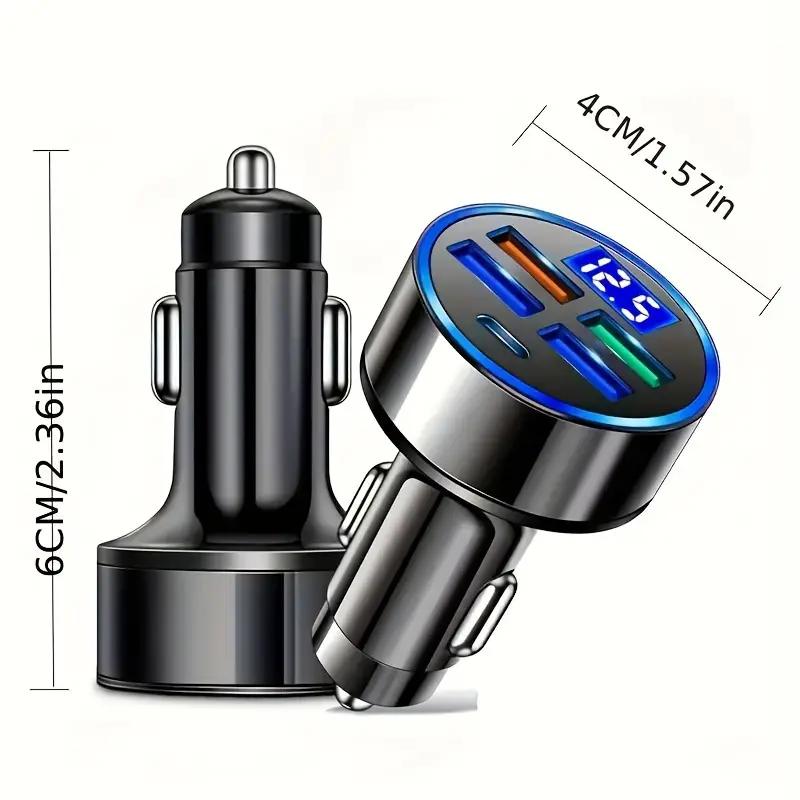 3.1A USB Car Charger Fast Charging Type C USB Phone Adapter In Car For iPhone 13 Pro Xiaomi  Samsung Quick Charger