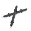 Upgrade Kit Metal Unpowered Rear Axle 120mm 140mm for Personalized 1/14 Trailer Projects