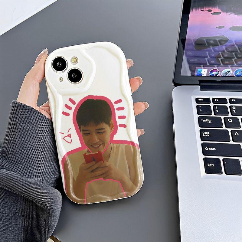 Phone Case For Iphone14 XS Plus 13 Max XR 12 7 X Pro 8 11 Straight TPU Case Cover Korean Style