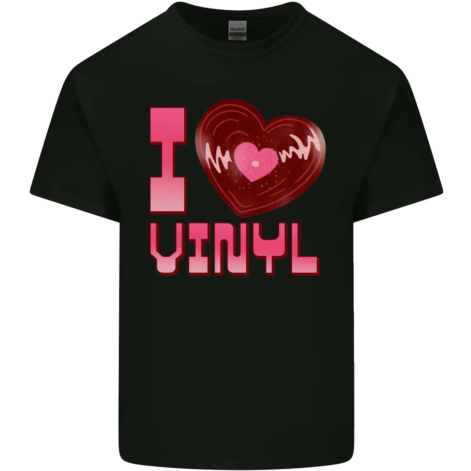 I Love Vinyl Record Player Decks Turntable Kids T-Shirt Childrens 3XL
