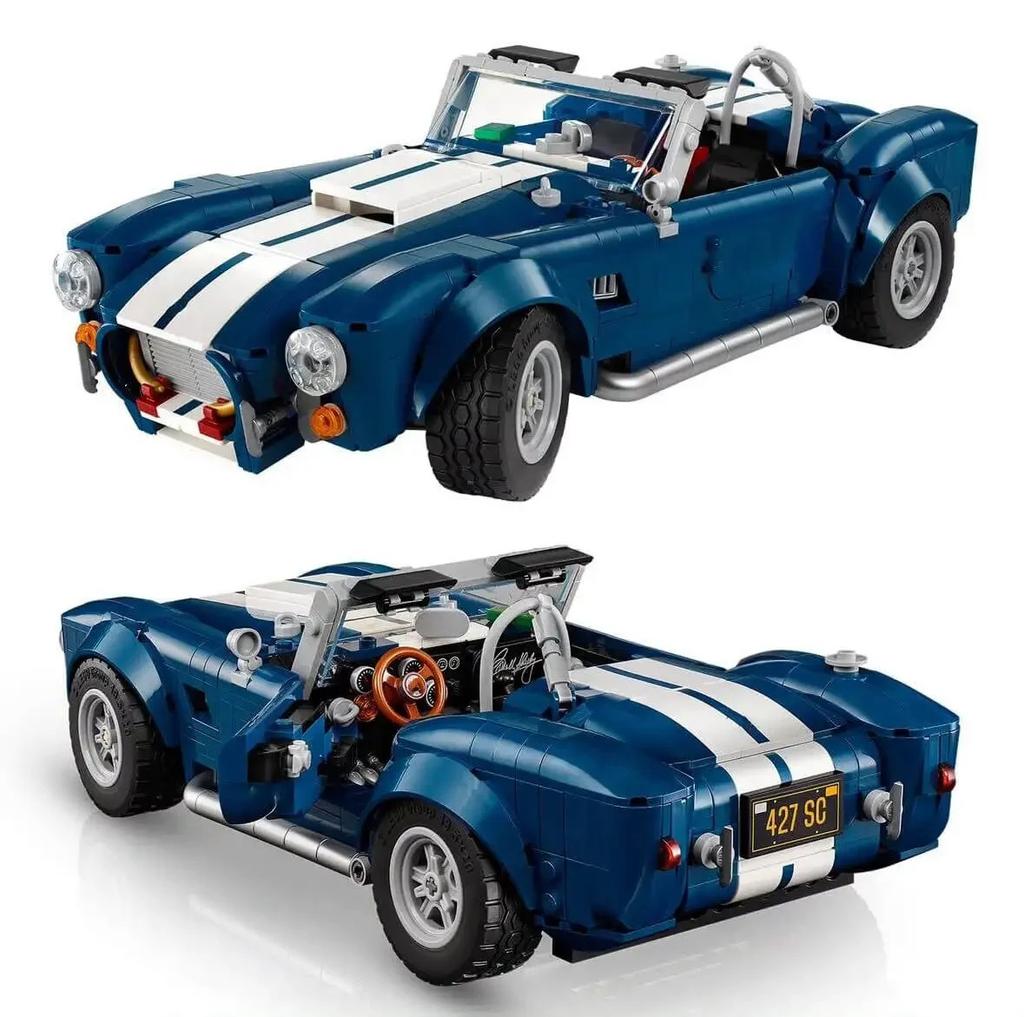 A -new, Highly Replicated Cobra Sports Car Building Block Toy Featuring Shelby from Peaky Blinders Is Now Available