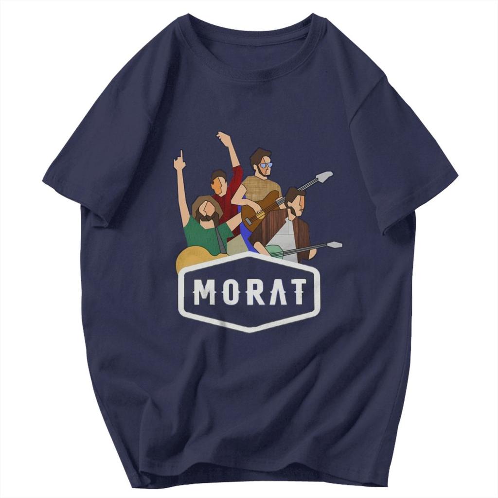 Men T Shirt Rock Band Morat Album Vintage Gifts Y2K Graphic Anime Unisex Clothes T Shirts