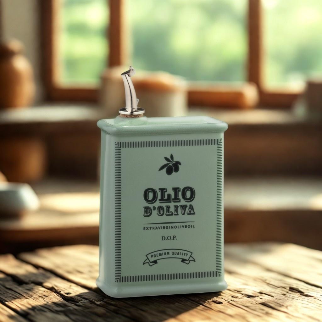Huilière - Vert Vintage Rectangle 500 500 ml
