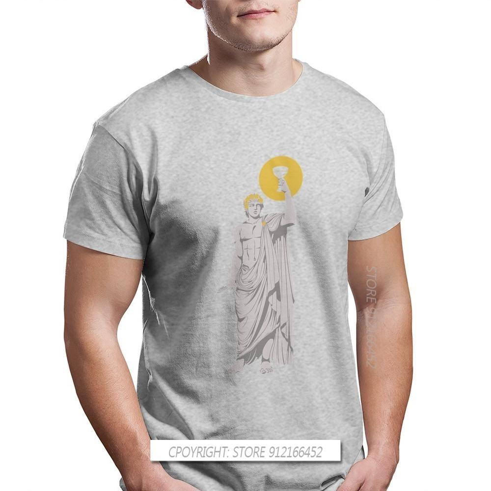 Dionysus Print 100% Cotton Fashion T Shirts Greek Mythology Ares Ancient Folklore Men Graphic Tops