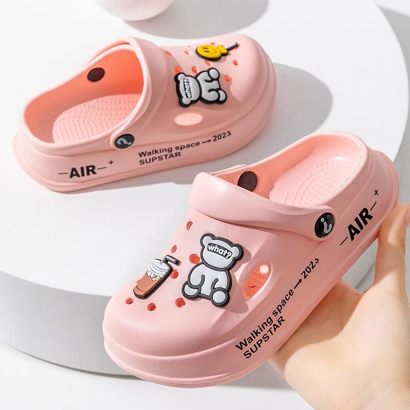 Children's Astronaut Hole Shoes, Boys, Middle-aged and Older Children Wear Non-slip Thick-soled Beach Shoes In Summer, Baby Cute Indoor