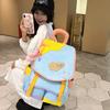 Schoolbag1011 New Korean Version Backpack Female Japanese High Value Girl Heart Backpack Cute Middle and High School Student Schoolbag Tide