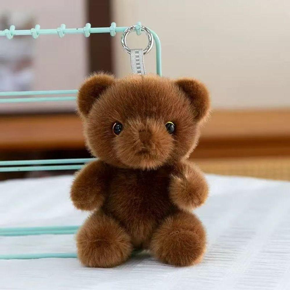 Plyšový medvěd Plyšové ozdoby PP bavlna Plyšová hračka medvěd Klíčenky Příslušenství