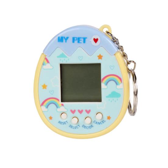 Jucărie electronică pentru animale de companie cu breloc 168 de animale Mini mașină digitală pentru animale de companie Consolă de jocuri virtuală pentru animale de companie portabil Rucsac Pandantiv Copii Adulti Cadouri de aniversare