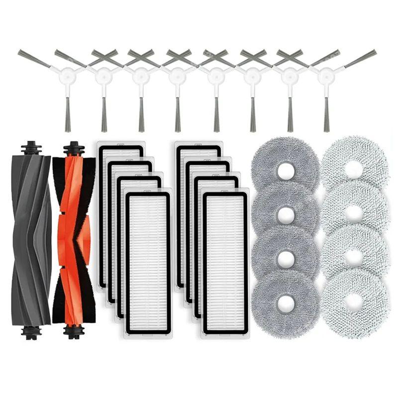 

ABJI-For Xiaomi Mijia Omni 1S, B116, B101CN, X10+ / Dreame L10s Ultra, L10 Ultra Parts Main Side Brush Filter Mop Cloth