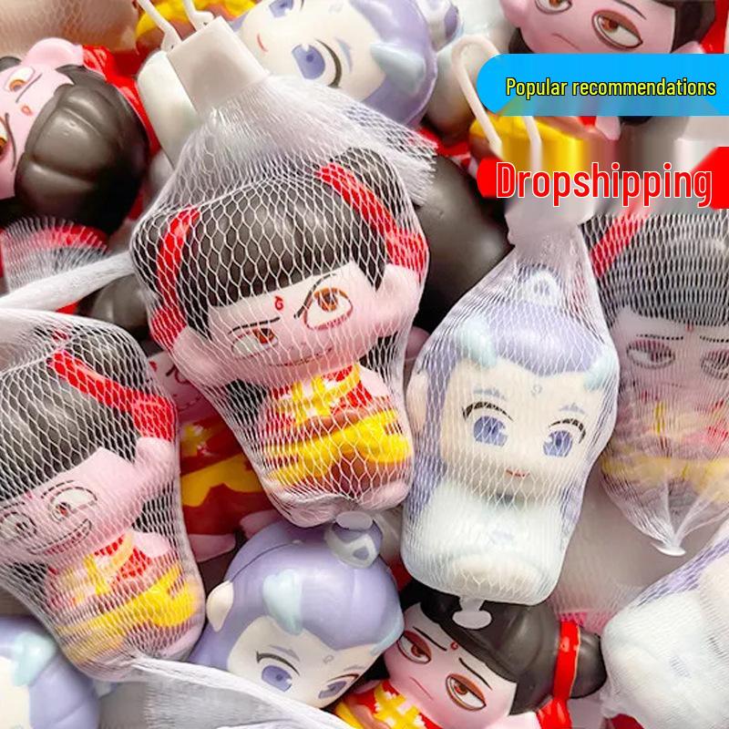 

Nezha: Reborn Q Version Squeeze Toy - Ao Bing & Nezha Children s Movie Figurines