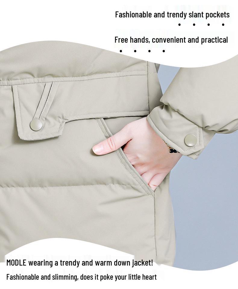 Women's Mid-length Quilted Cotton Coat: 2024 Winter Loose Plus Size, Thickened & Padded Jacket
