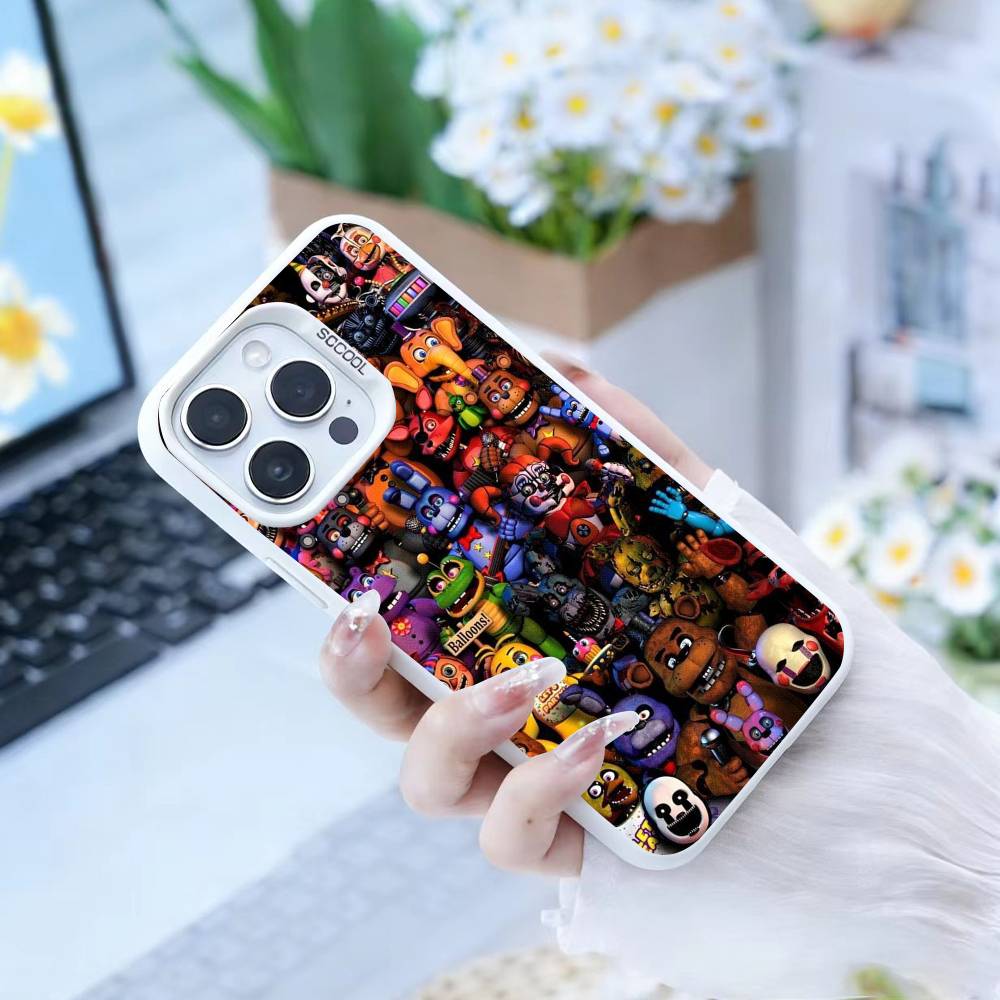 Five Nights at Freddy's  Phone Case For iPhone 16,15,14,13,12,17,Pro,MAX white Matte Shockproof Cover
