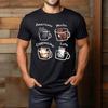 Cute Cats In Coffee Cups Espresso Mocha Latte Cappuccino T-Shirt