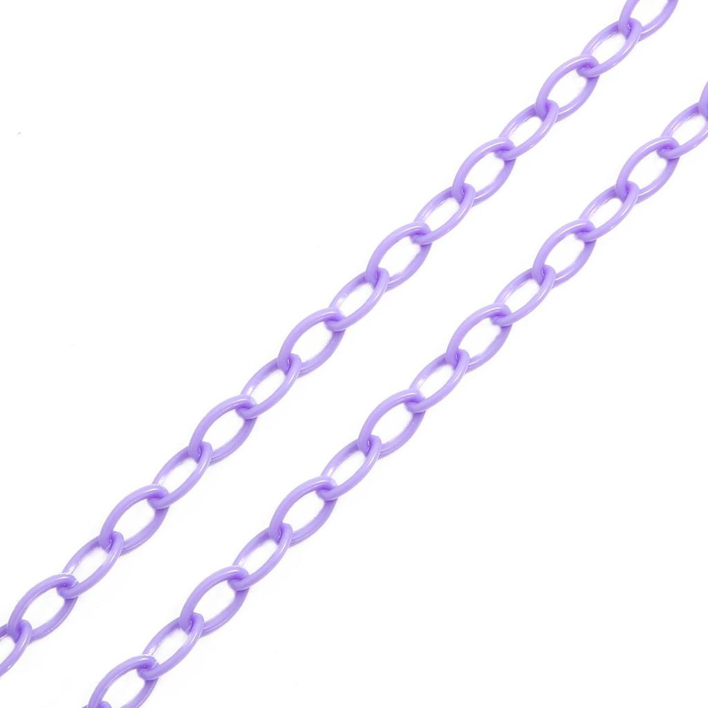 4pcs 40cm Bright Color Acrylic Fashion Link Sunglasses Chain Beads For DIY Jewelry Making Sunglasses Accessories