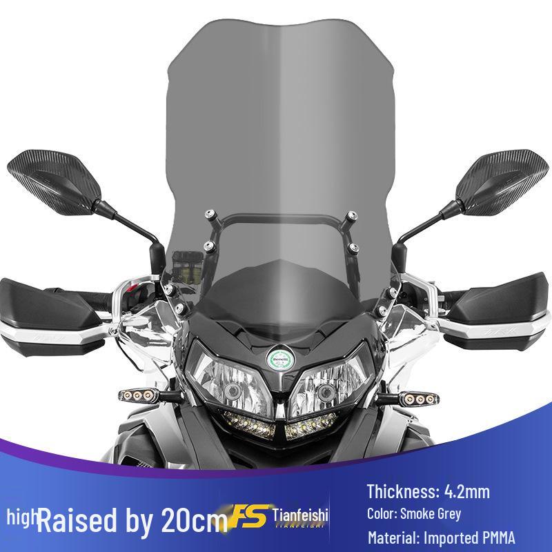 Benelli Jinpeng TRK502/502X Raised Windshield Accessory