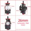 Motorcycle modified Universal Case For Maikuni Black PWK Carburetor KR150 21MM 24MM 26MM 28MM 30MM 32MM 34MM with Power Jet