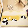 Cartoon Silk Circle Floor Mat, Porch Scraping Mud And Soil Entry Door Floor Mat, Household Can Be Cut, Dirt-Resistant And Easy To Take Care Of,