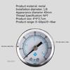 Portable Pressure Gauge 1/8-inch Thread Aluminum Pressure Meter Air Pressure