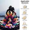 1pz Coperta Leggera in Flanella con Stampa di Volpi, Coperta Comoda e Calda, per Campeggio Divano Letto e Divano Ufficio, Regalo
