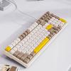 Free Wolf K3 MAX Russian Mechanical Keyboard 100-key Customized Hot Plug Shaft Game Computer Russian Mechanical Keyboard