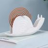 Creative PP Mosquito Coil Rack White Black Fireproof Ash Storage Rack Snail Shape Incense Holder Shelf Household
